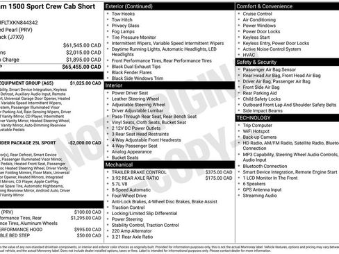 Used 2019 RAM 1500 Sport w/ Level 2 Equipment Group AWD/4WD image 14