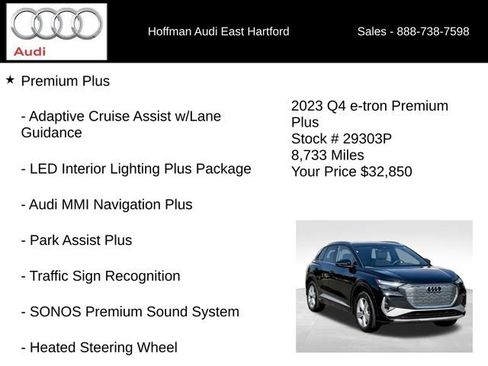 Used 2023 Audi Q4 e-tron Premium Plus w/ Premium Plus AWD/4WD image 18