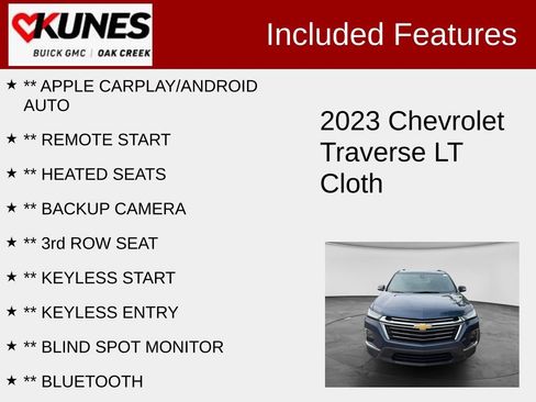 Used 2023 Chevrolet Traverse LT AWD/4WD image 2