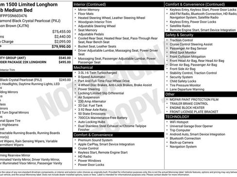 Used 2025 RAM 1500 Limited w/ Bed Utility Group AWD/4WD image 38