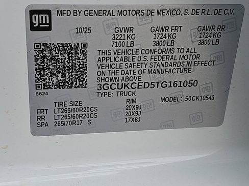 New 2026 Chevrolet Silverado 1500 Custom Trail Boss w/ LPO, Dark Essentials Package AWD/4WD image 33