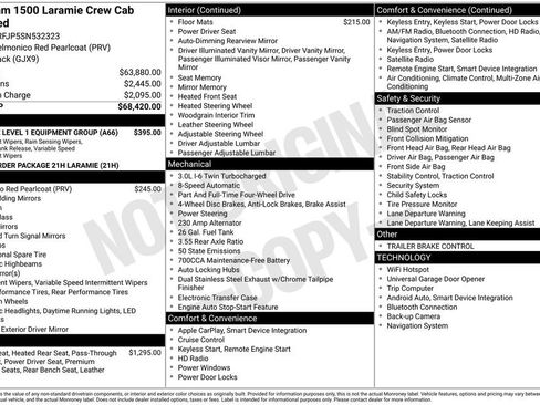 Used 2025 RAM 1500 Laramie AWD/4WD image 30