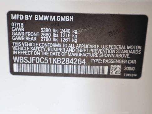 Used 2019 BMW M5 w/ Executive Package AWD/4WD image 26