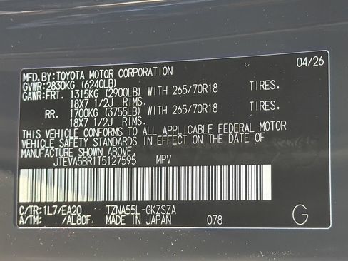 New 2026 Toyota 4Runner 4WD image 32