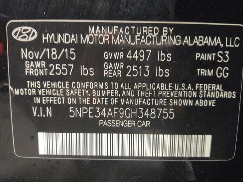 Used 2016 Hyundai Sonata Limited w/ Option Group 05 FWD image 33