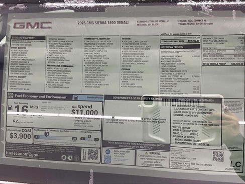 New 2026 GMC Sierra 1500 Denali w/ Denali Reserve Package image 21