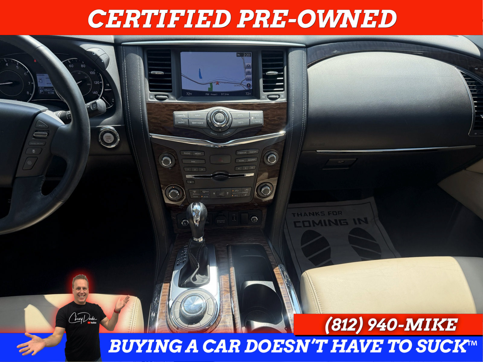Used 2018 Nissan Armada Platinum w/ Captain Seat Package AWD/4WD image 15