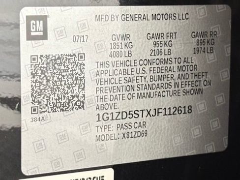 Used 2018 Chevrolet Malibu LT w/ Driver Confidence Package FWD image 41