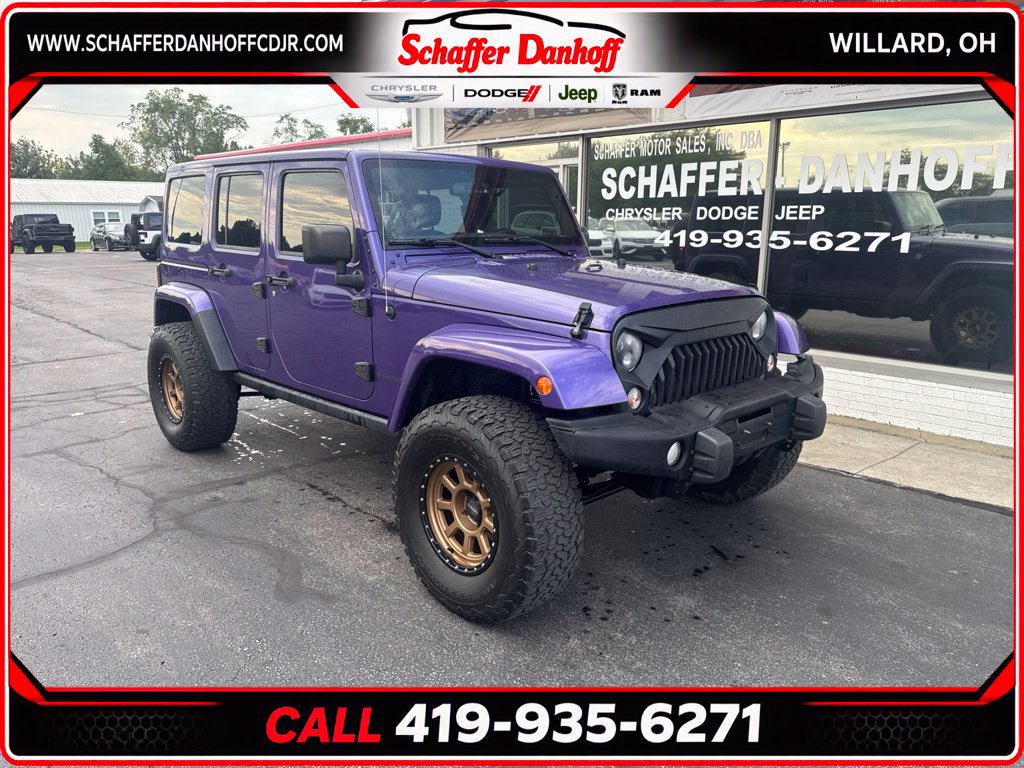 Used 2016 Jeep Wrangler Unlimited Sahara w/ Max Tow Package AWD/4WD image 1