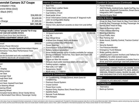 Used 2024 Chevrolet Camaro LT image 6