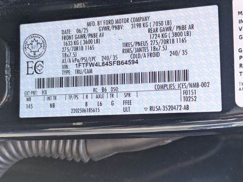 Used 2025 Ford F150 Tremor w/ Equipment Group 402A High AWD/4WD image 35