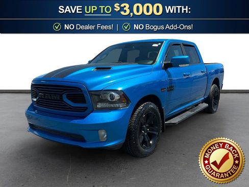 Used 2018 RAM 1500 Sport w/ Hydro Blue Sport Package AWD/4WD image 1