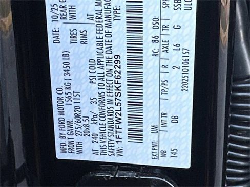 New 2025 Ford F150 STX w/ Equipment Group 200A image 27