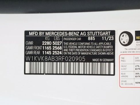 Used 2024 Mercedes-Benz SL 55 AMG 4MATIC w/ Driver Assistance Package image 28