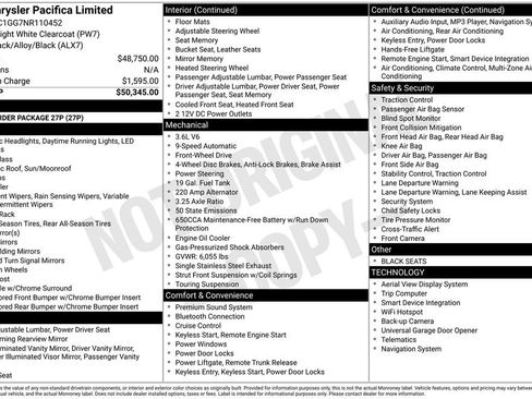Used 2022 Chrysler Pacifica Limited FWD image 11