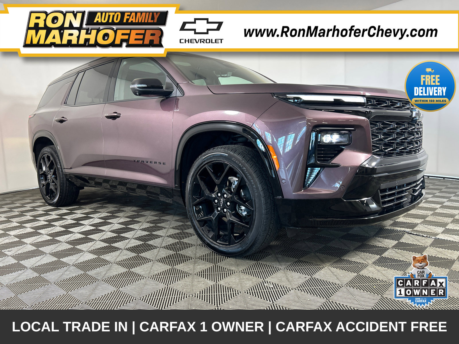 Used 2025 Chevrolet Traverse RS w/ LPO, Floor Liner Package AWD/4WD 360° Tour
