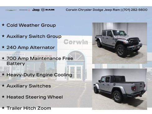 Used 2020 Jeep Gladiator Rubicon w/ Cold Weather Group image 15