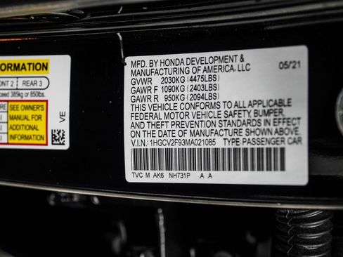 Used 2021 Honda Accord Touring image 42