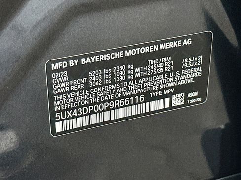 Certified 2023 BMW X3 sDrive30i w/ Premium Package image 36