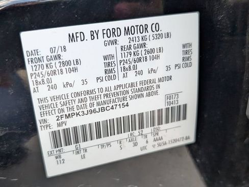 Used 2018 Ford Edge SEL w/ Equipment Group 201A FWD image 27