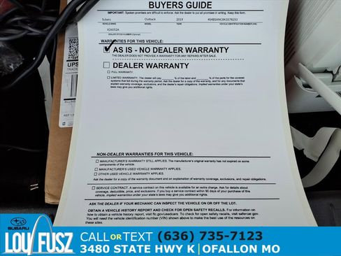 Used 2019 Subaru Outback 2.5i Limited w/ Popular Package #2 image 36