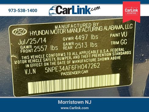 Used 2015 Hyundai Sonata Sport w/ Option Group 04 FWD image 38