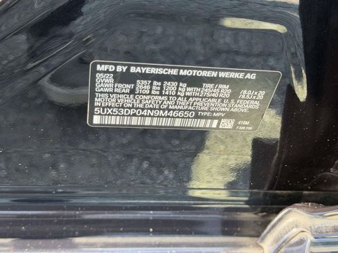 Used 2022 BMW X3 xDrive30i w/ M Sport Package 2 AWD/4WD image 26