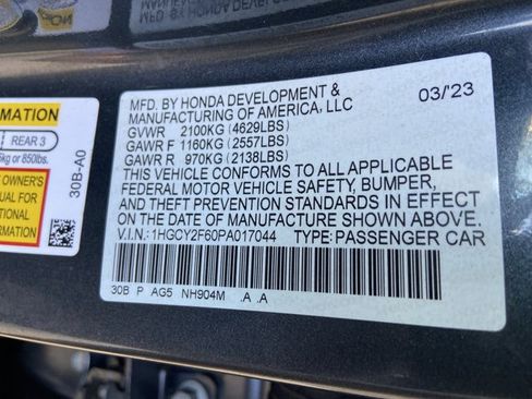 Used 2023 Honda Accord EX-L image 33