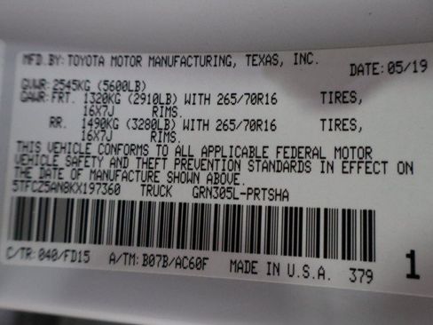 Used 2019 Toyota Tacoma TRD Off-Road AWD/4WD image 86