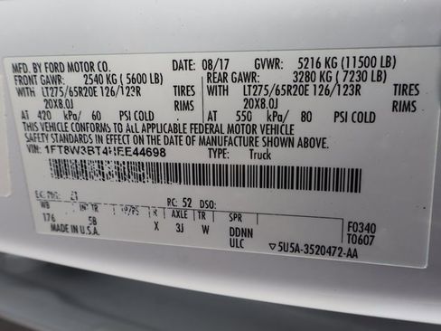 Used 2017 Ford F350 Lariat w/ Lariat Ultimate Package image 65