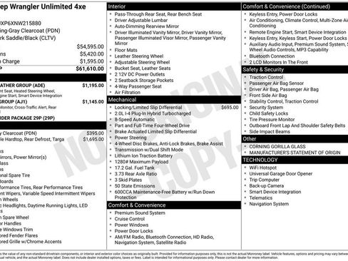 Used 2022 Jeep Wrangler Unlimited Sahara w/ Cold Weather Group image 46