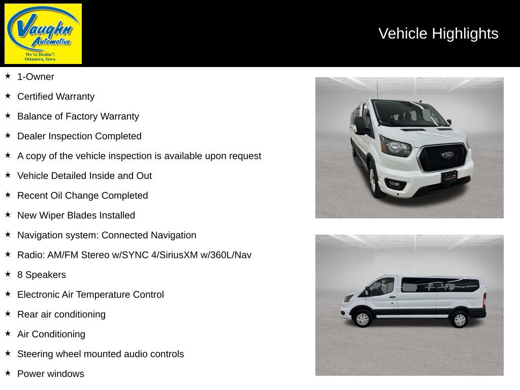 Used 2024 Ford Transit 350 XLT RWD image 2