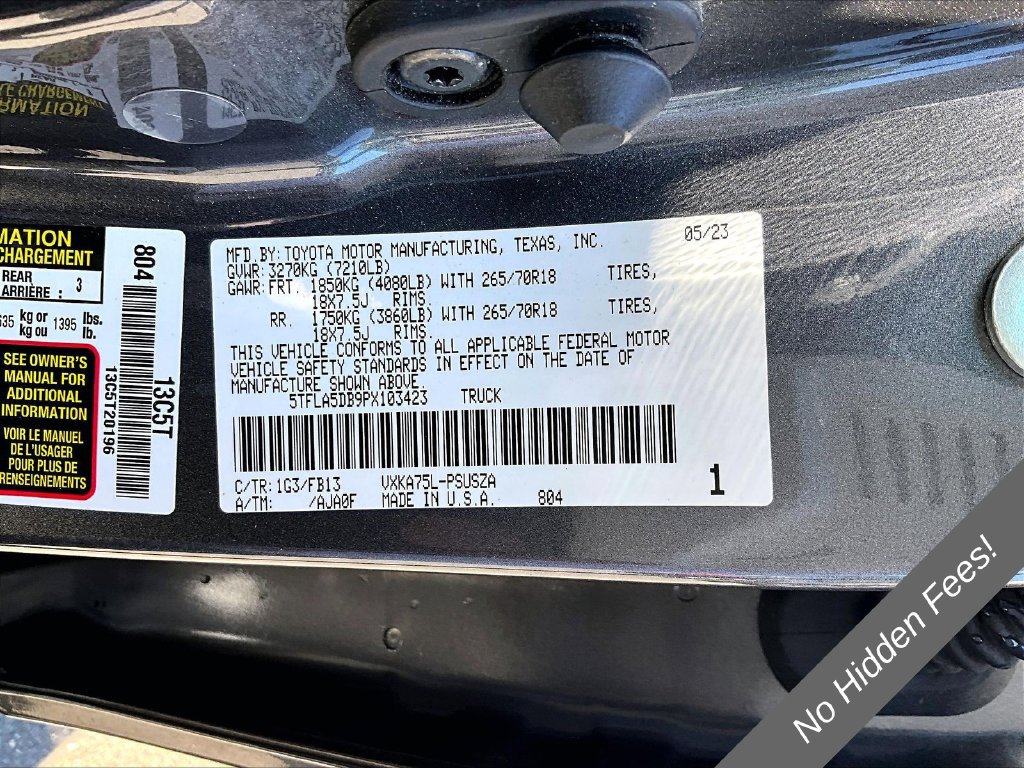 Used 2023 Toyota Tundra SR5 AWD/4WD image 28