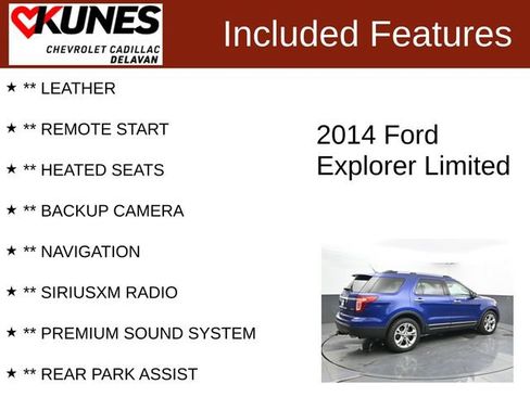Used 2014 Ford Explorer Limited AWD/4WD image 3