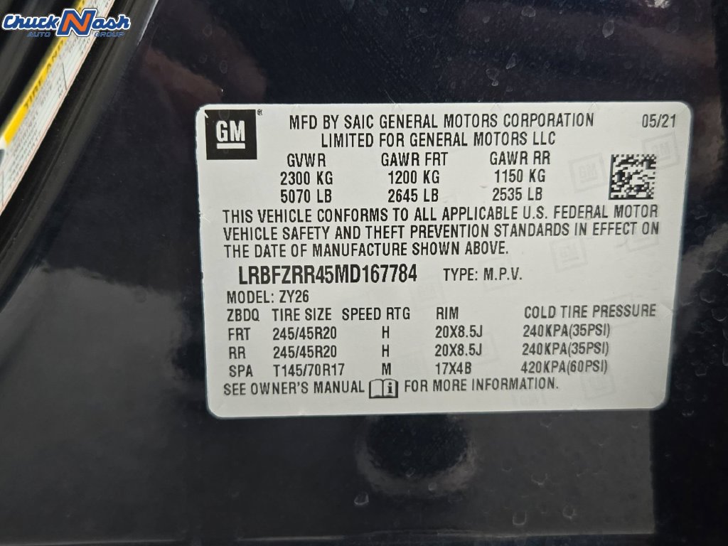 Used 2021 Buick Envision Avenir w/ Technology Package II FWD image 40