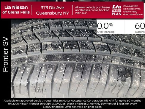 New 2026 Nissan Frontier SV w/ Tow Package image 12