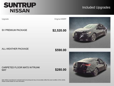 Used 2024 Nissan Sentra SV w/ SV Premium Package FWD image 2