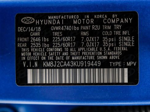 Used 2019 Hyundai Tucson SE image 64