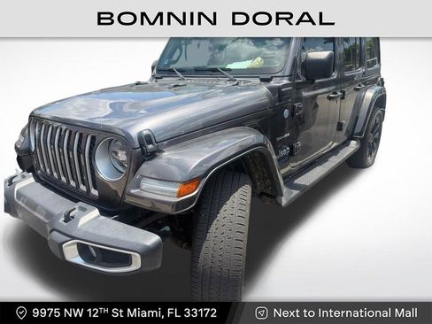 Used 2021 Jeep Wrangler Unlimited Sahara w/ Cold Weather Group AWD/4WD image 1