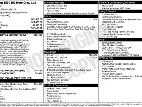 New 2026 RAM 1500 Big Horn AWD/4WD image 6