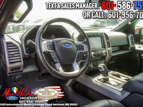 Certified 2019 Ford F150 Platinum w/ Equipment Group 701A Luxury image 8