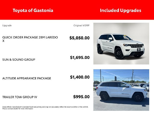 Used 2021 Jeep Grand Cherokee Laredo X AWD/4WD image 4
