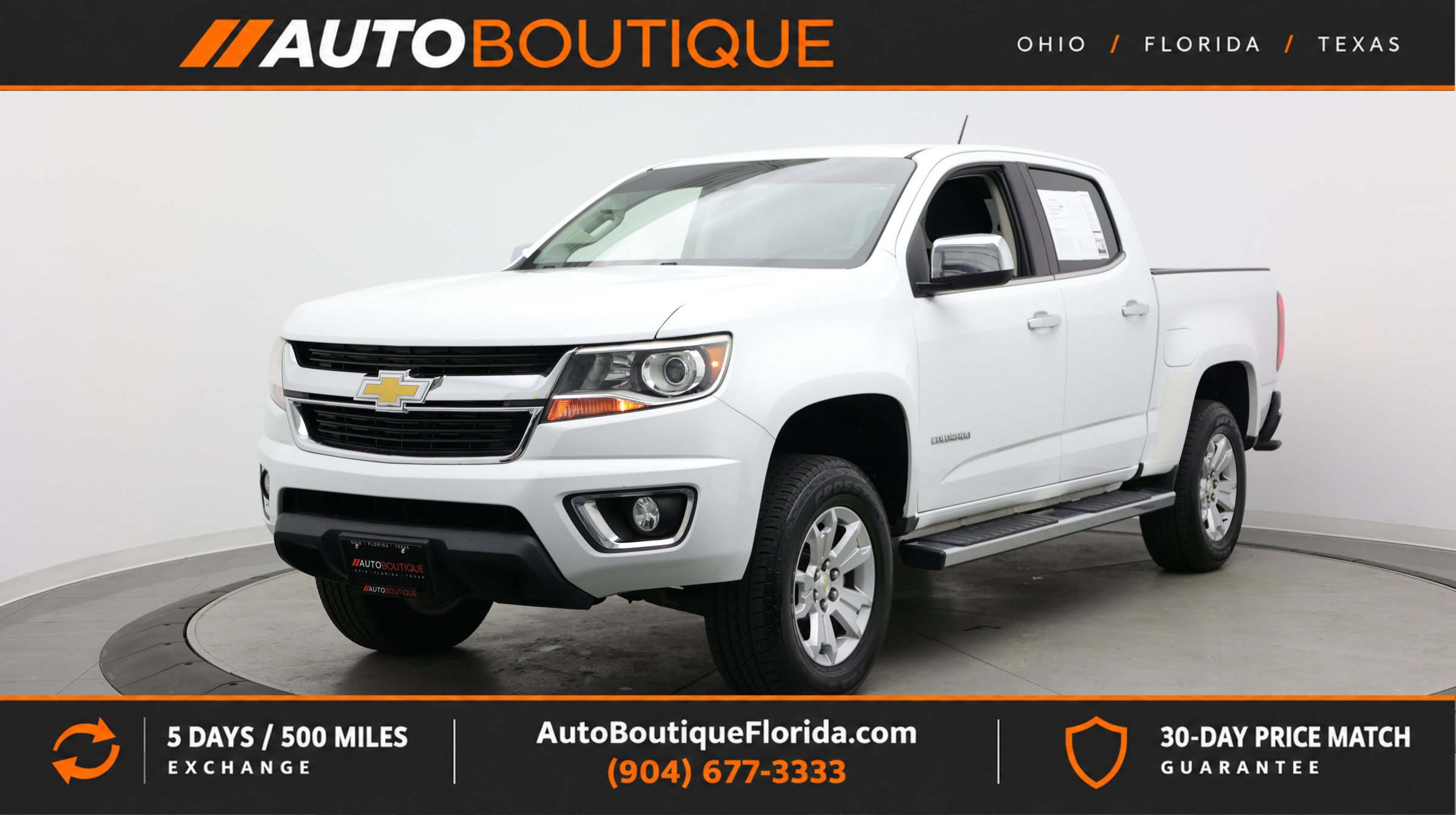 Used 2018 Chevrolet Colorado LT w/ Luxury Package, Chrome RWD image 1