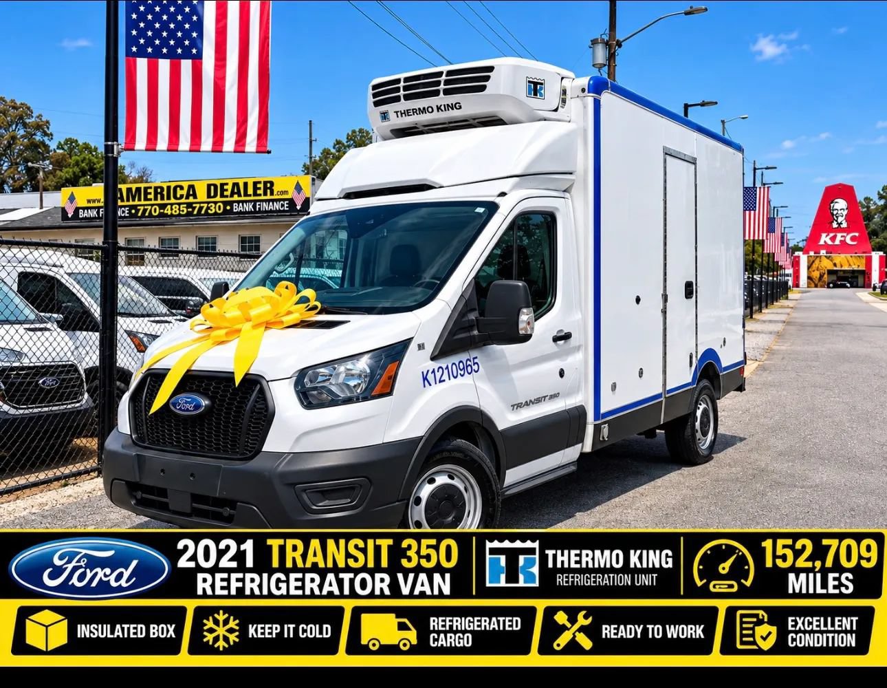 Used 2021 Ford Transit 350 w/ Upfitter Package RWD image 1