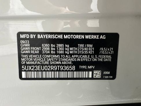 Certified 2024 BMW X5 xDrive40i w/ M Sport Package AWD/4WD image 37