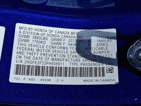 Used 2023 Honda Civic Sport image 31