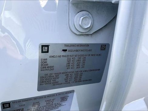 Used 2019 Chevrolet Silverado 1500 Custom w/ Custom Max Trailering Package image 36