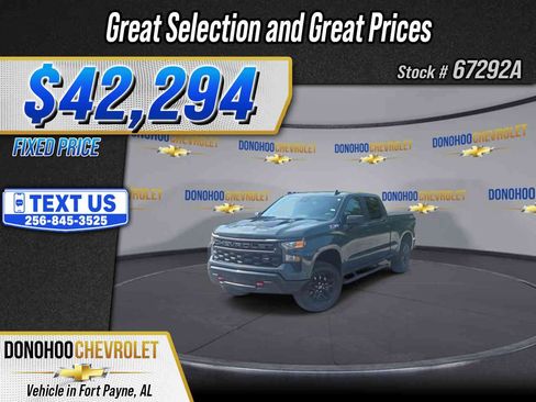 Used 2025 Chevrolet Silverado 1500 Custom Trail Boss AWD/4WD image 1