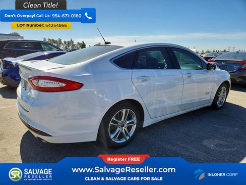 Used 2016 Ford Fusion Energi Titanium w/ Driver Assist Package FWD image 4