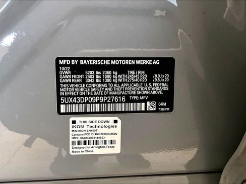 Used 2023 BMW X3 sDrive30i w/ M Sport Package RWD image 30